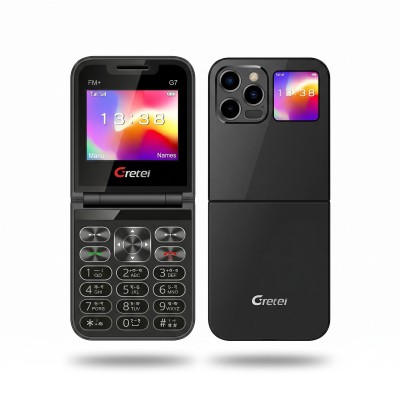 Gretel G7 Flip Folding Phone Dual Display Caseing